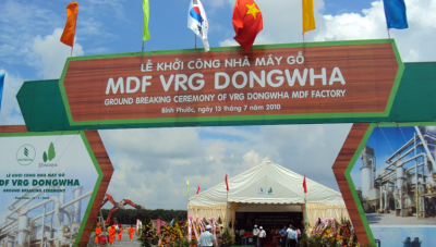 Nhà máy chế biến gỗ MDF VRG DONGWHA